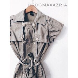 BCBGMaxAzria embellished tie front top